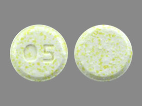 Pill O5 Yellow Round is Olanzapine (Orally Disintegrating)