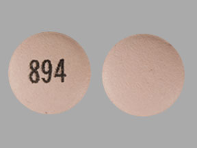 Pill 894 Pink Round is Clopidogrel Bisulfate