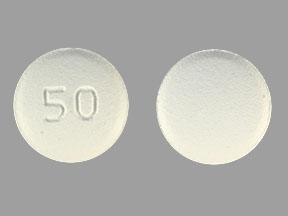 Pill 50 White Round is Quetiapine Fumarate