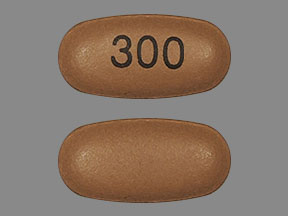 Pill 300 Brown Oval is Oxtellar XR