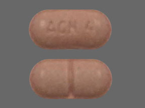Pill ACN 4 Pink Capsule-shape is Perindopril Erbumine