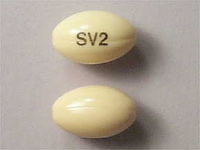 Pill SV2 Yellow Oval is Prometrium