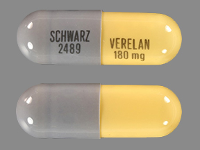 Verelan 180 mg SCHWARZ 2489 VERELAN 180 mg