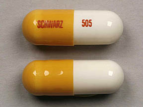 Pill SCHWARZ 505 Orange Oval is Lactrase