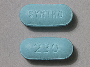 Pill SYNTHO 230 Blue Capsule-shape is Syntest HS