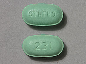 Pill SYNTHO 231 Green Capsule/Oblong is Esterified Estrogens and Methyltestosterone