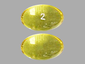 Pill 2 Yellow Oval is Benzonatate