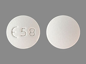 Flavoxate hydrochloride 100 mg E 58