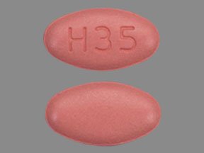 Pill H35 Red Oval is Inqovi