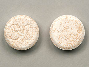 Pill 30 White Round is Lansoprazole (Orally Disintegrating)