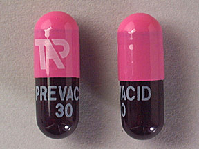 Pill TAP PREVACID 30  Capsule/Oblong is Lansoprazole