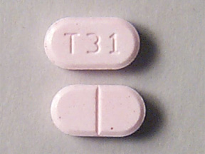 Pill T31 Pink Elliptical/Oval is Warfarin Sodium