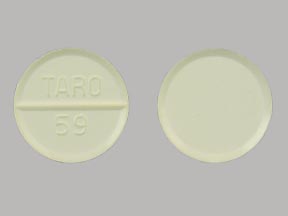 Pill TARO 59 Yellow Round is Amiodarone Hydrochloride
