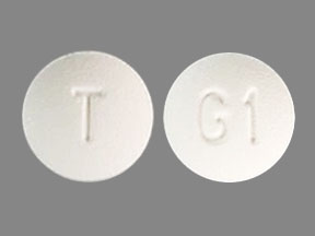 Pill T G1 White Round is Granisetron Hydrochloride