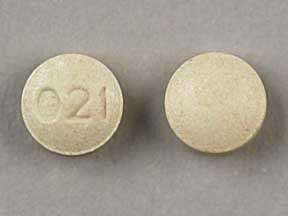 Pill 021 Beige Round is Thyroid