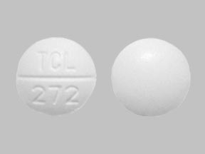 Pill TCL 272 White Round is Guaifenesin