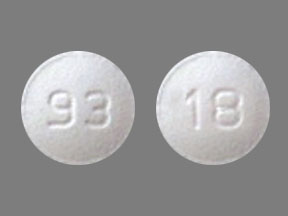 Pill 93 18 White Round is Tolterodine Tartrate