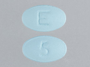 Pill E 5 Blue Oval is Enjuvia
