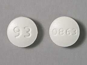 Pill 0863 93 White Round is Ciprofloxacin Hydrochloride