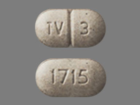 Warfarin sodium 3 mg TV 3 1715