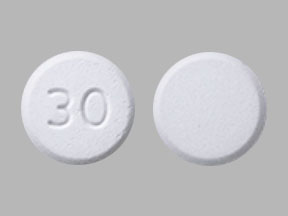 30 Pill (White/Round) - Pill Identifier - Drugs.com