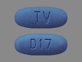 Pill TV D17 Blue Oval is Deferasirox