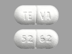 Pill TE VA 52 62 White Capsule/Oblong is Fluoxetine Hydrochloride