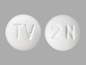 Pill TV 2N White Round is Solifenacin Succinate