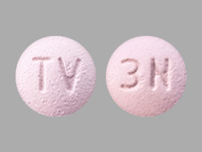 Pill TV 3N Pink Round is Solifenacin Succinate