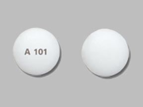 Pill A 101 White Round is Budeprion XL