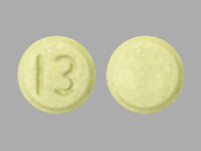 Pill I3 Yellow Round is Clozapine (Orally Disintegrating)