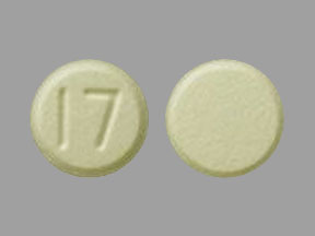 Pill I7 Yellow Round is Clozapine (Orally Disintegrating)
