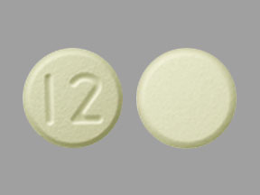 Pill I2 Yellow Round is Clozapine (Orally Disintegrating)