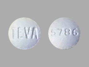 Pill TEVA 5786 is Entecavir 0.5 mg