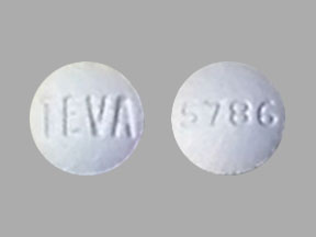 Pill TEVA 5786 White Round is Entecavir