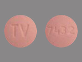 Pill TV 7432 Pink Round is Valsartan