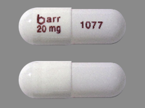 Temozolomide systemic 20 mg (barr 20 mg 1077)