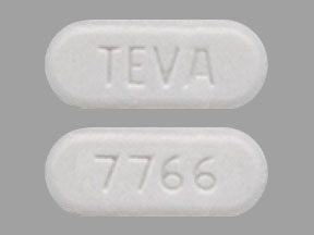 Pill TEVA 7766 White Oval is Everolimus