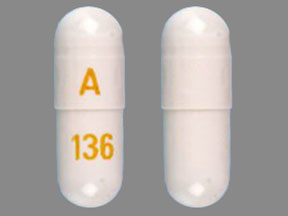 Pill A 136 White Capsule/Oblong is Celecoxib