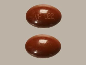 Pill VP022 Orange Oval is OB Complete with DHA