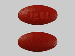 Pill TL51 Red Oval is TL-Fol 500