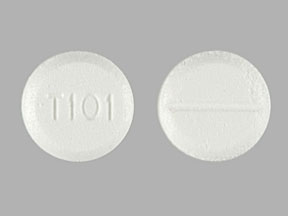 Pill T101 White Round is Hyoscyamine Sulfate