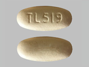 Pill TL519 Tan Oval is Vol-Plus