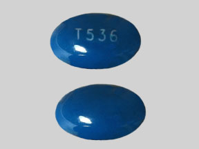 Pill T536 Blue Oval is Taron-C DHA