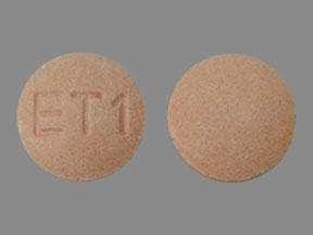 Meclizine hydrochloride (chewable) 25 mg ET1