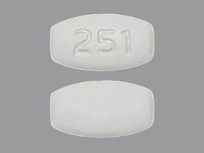 Pill 251 White Rectangle is Aripiprazole