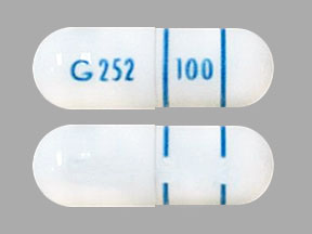 Pill G 252 100 is ConZip 100 mg