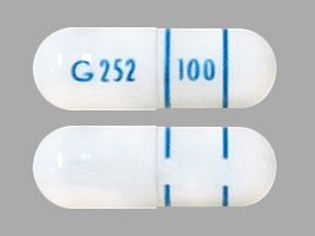 G 252 100 Pill White Capsule-shape - Pill Identifier