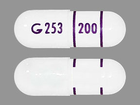 Pill G 253 200 White Capsule/Oblong is ConZip