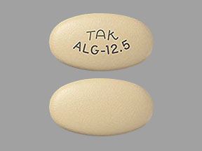 Pill TAK ALG-12.5 Yellow Elliptical/Oval is Nesina